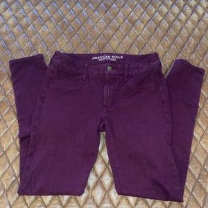 Purple jeggings